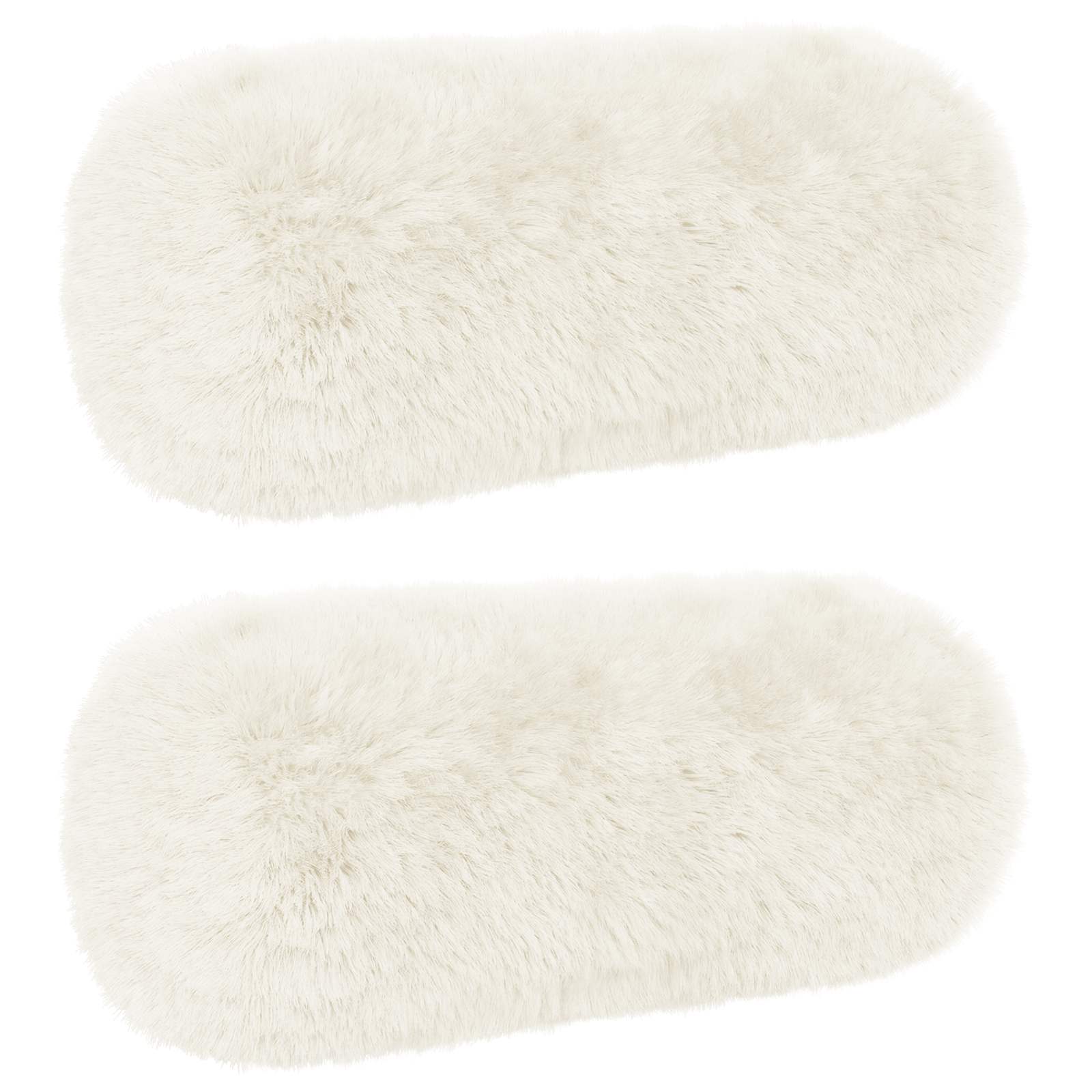 Kussensloop 2 pcs HEERLEN Wit Ø 15 x 40 cm PV Fleece