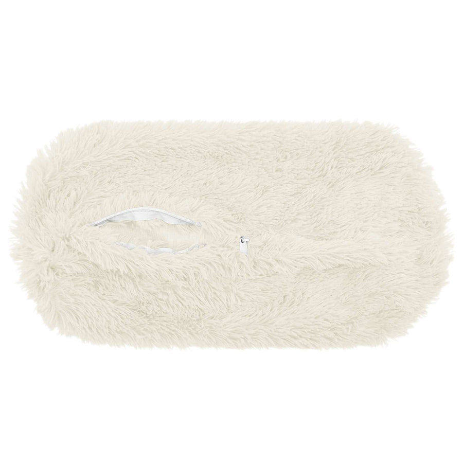Kussensloop 2 pcs HEERLEN Wit Ø 15 x 40 cm PV Fleece