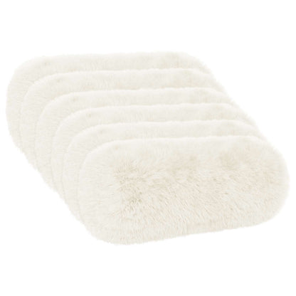 Kussensloop 6 pcs HEERLEN Wit Ø 15 x 40 cm PV Fleece