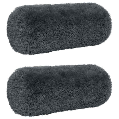 Kussensloop 2 pcs HEERLEN Antracietkleurig Ø 15 x 40 cm
