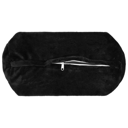 Kussensloop 6 pcs HEERLEN Zwart Ø 15 x 40 cm Flanel
