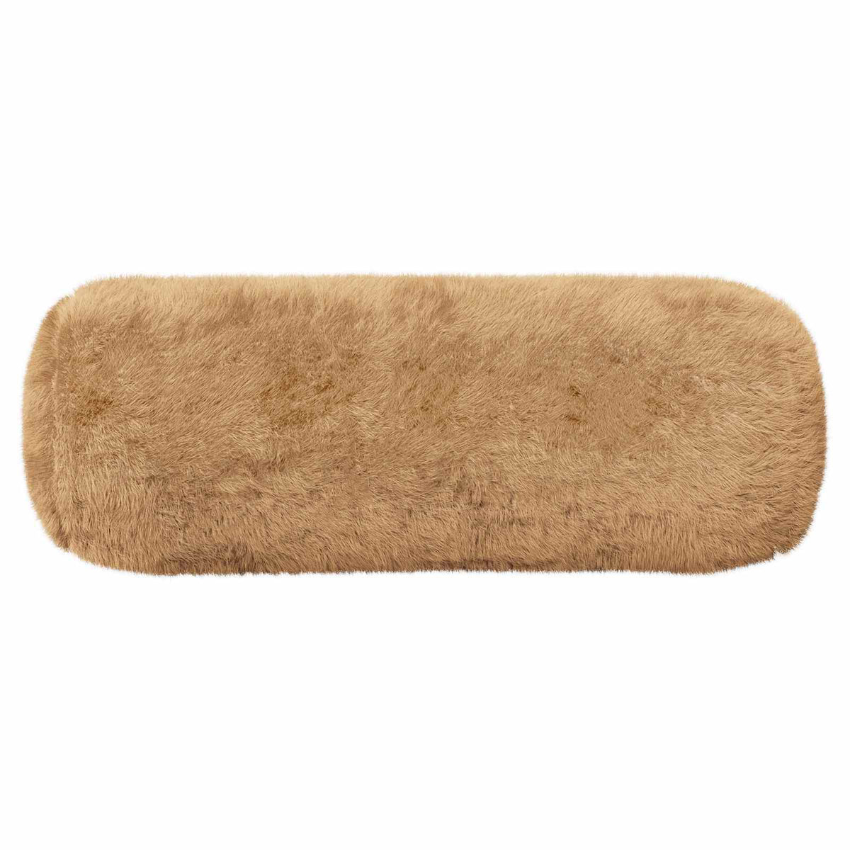 Kussensloop 2 st HEERLEN Taupe Ø 15 x 40 cm Nep Konijnenbont