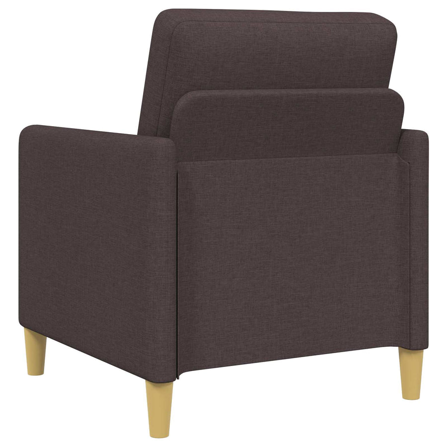 Bankenset met opbergruimte 2 pcs Donkerbruin Polyester