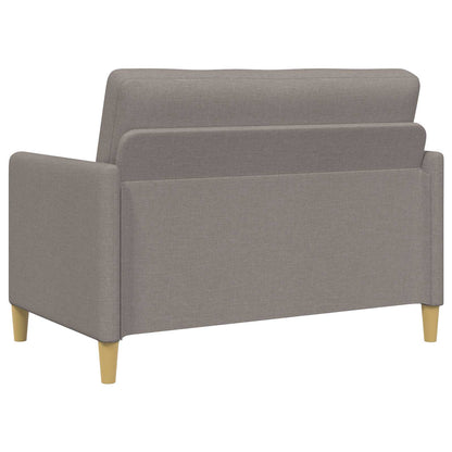 Bankenset met opbergruimte 2 pcs Taupe Polyester