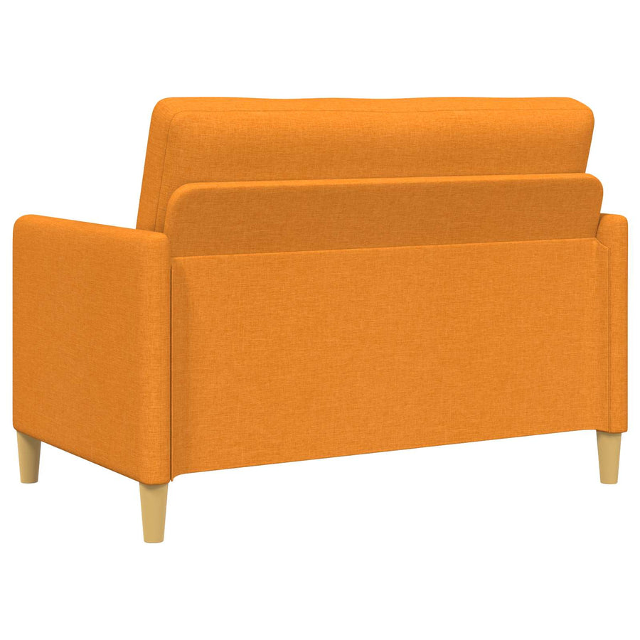 Bankenset met opbergruimte 2 pcs Donkergeel Polyester