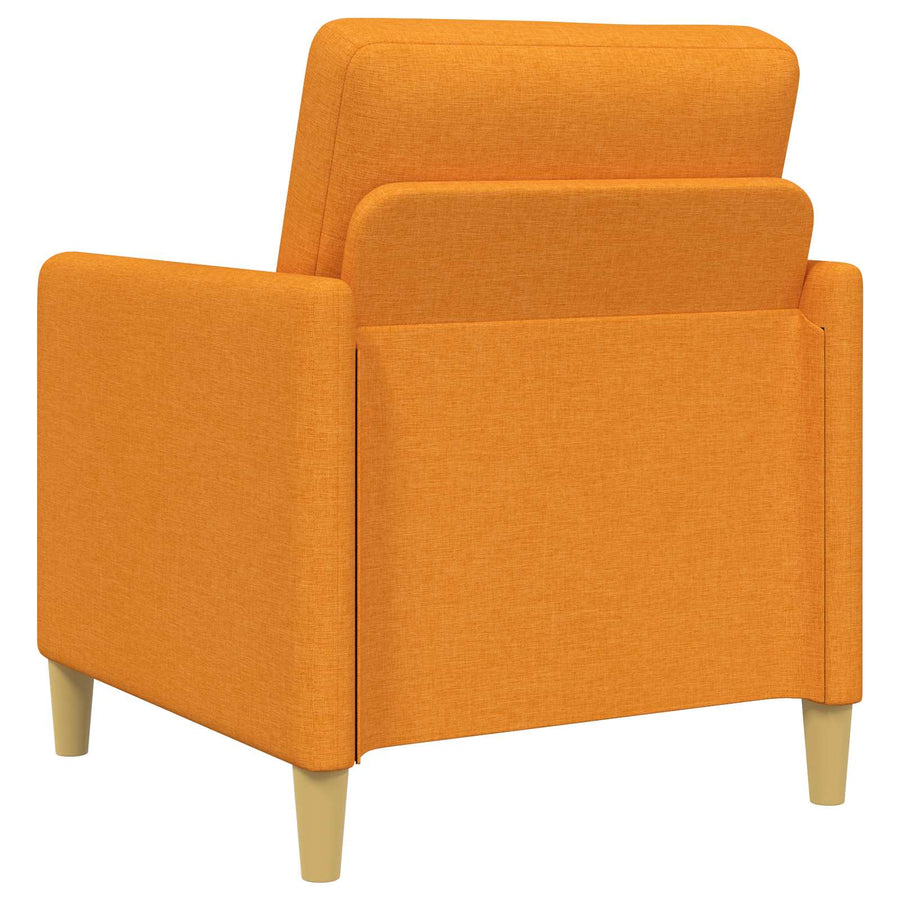 Bankenset met opbergruimte 2 pcs Donkergeel Polyester