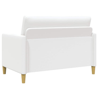 Bankenset met opbergruimte 2 pcs Wit Polyester