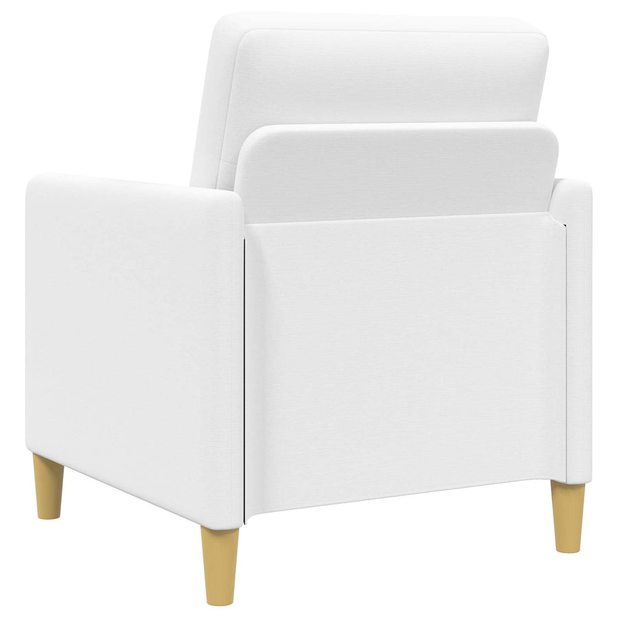 Bankenset met opbergruimte 2 pcs Wit Polyester