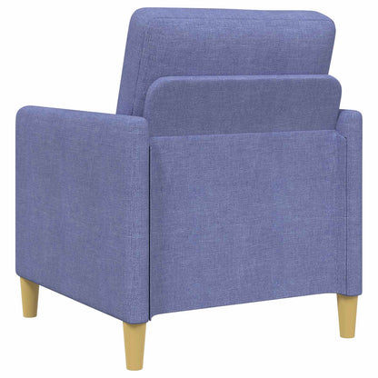 Bankenset met opbergruimte 2 pcs Jeans Blauw Polyester