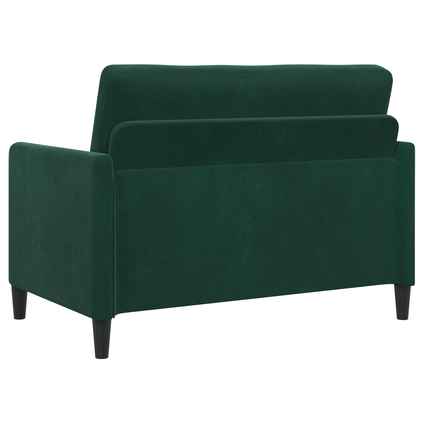 Bankenset met opbergruimte 2 st Donkergroen Polyester