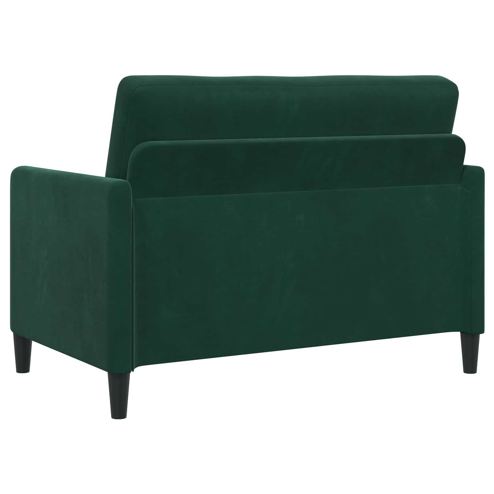 Bankenset met opbergruimte 2 st Donkergroen Polyester
