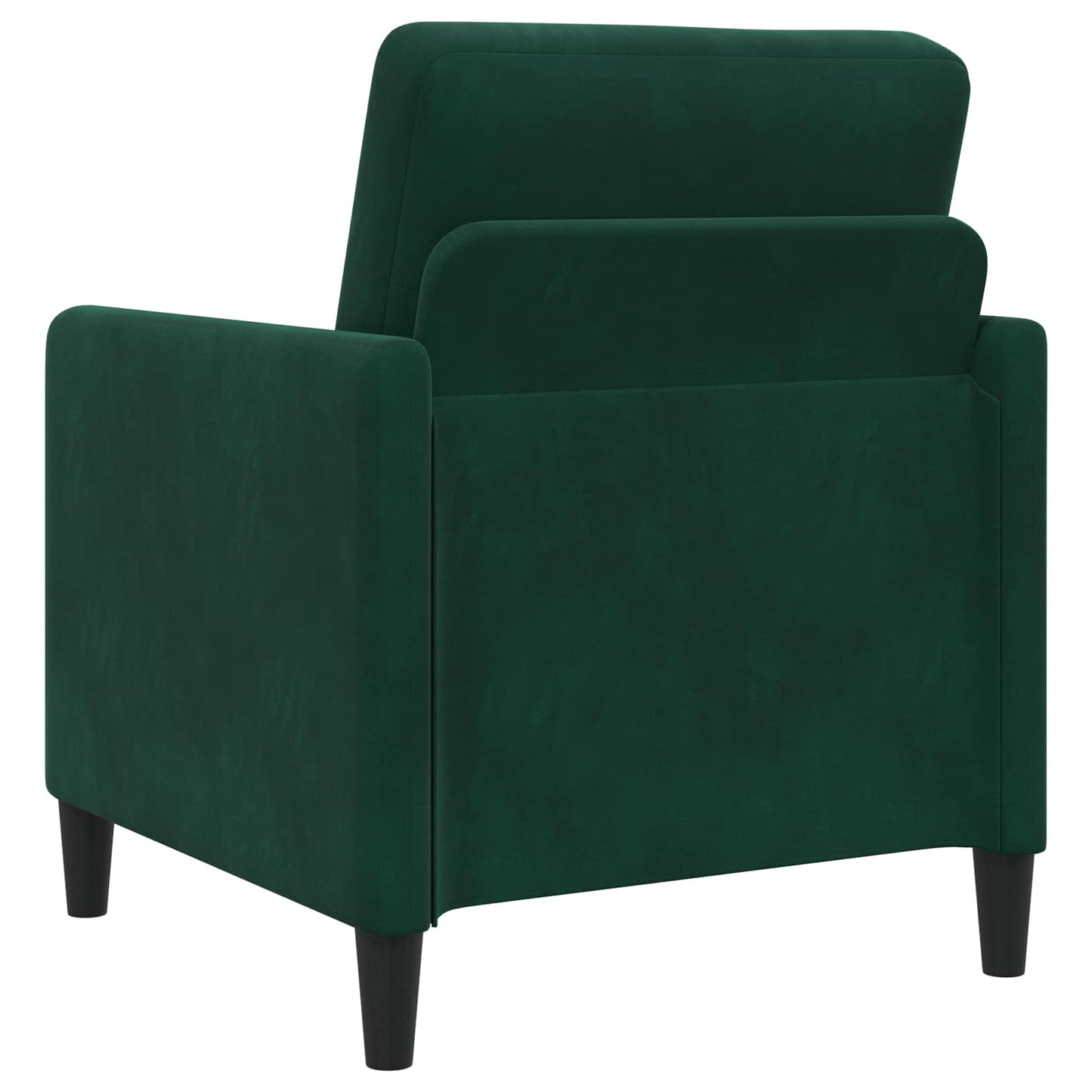 Bankenset met opbergruimte 2 st Donkergroen Polyester