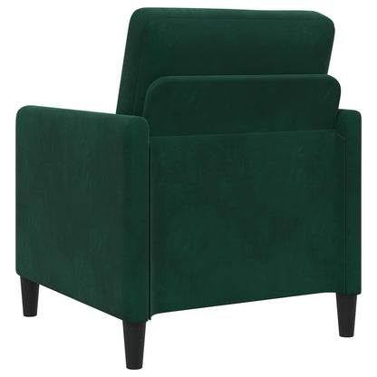 Bankenset met opbergruimte 2 st Donkergroen Polyester