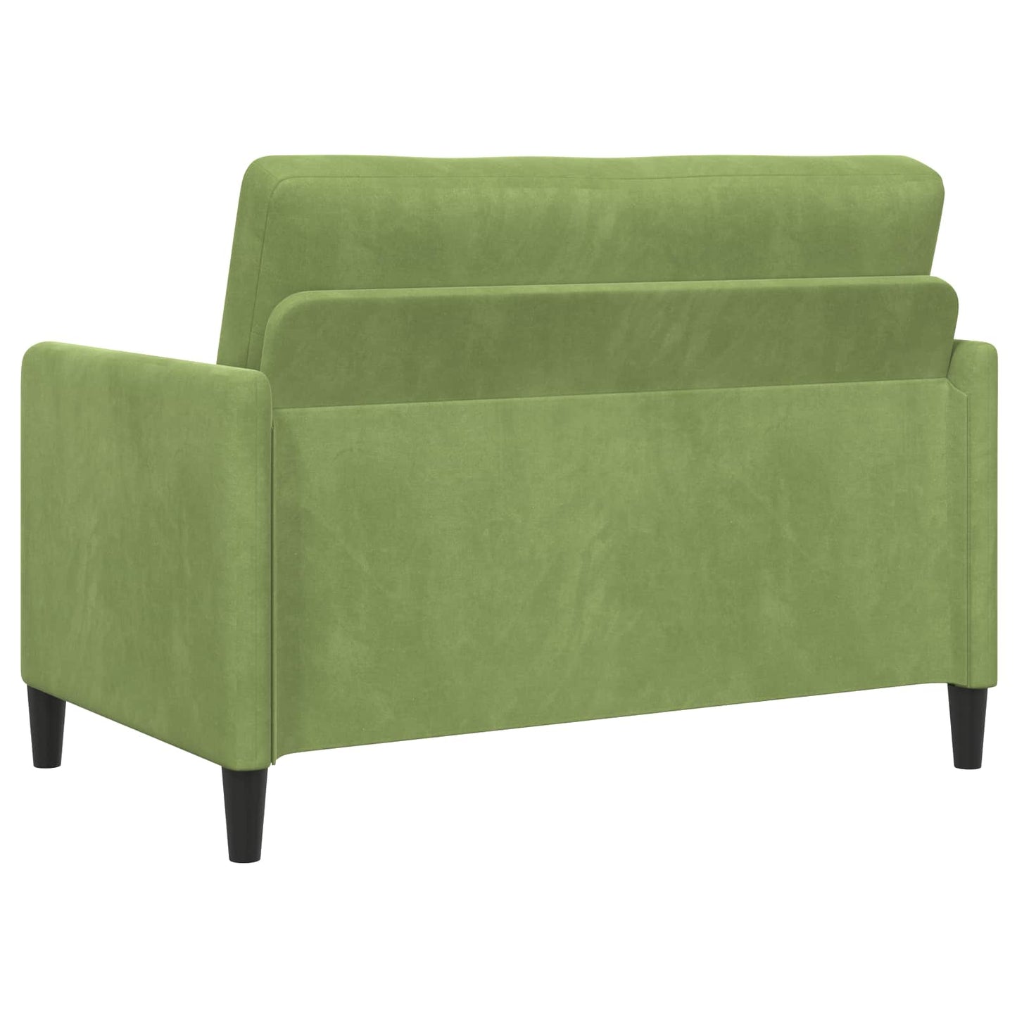 Bankenset met opbergruimte 2 st Lichtgroen Polyester
