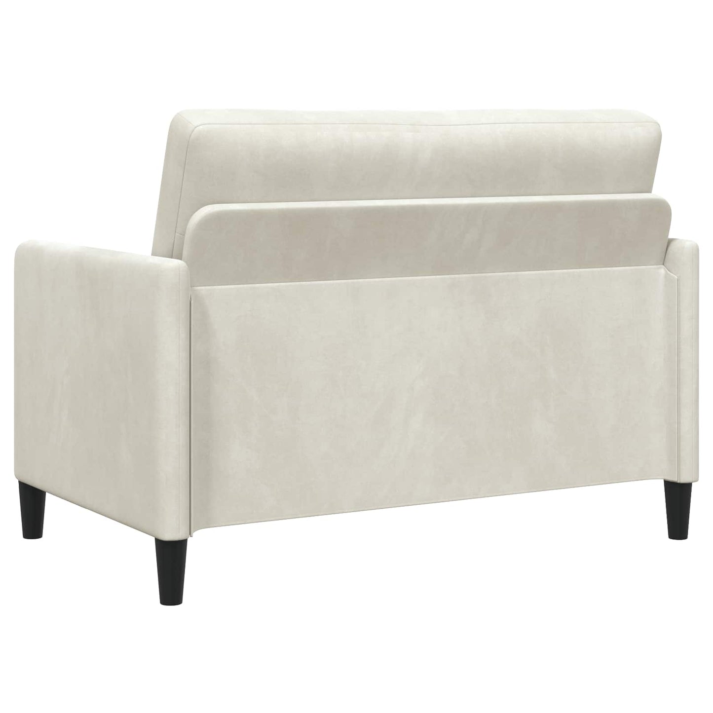 Bankenset met opbergruimte 2 st Crèmekleurig Polyester