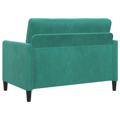 Bankenset met opbergruimte 2 st Turquoise Polyester