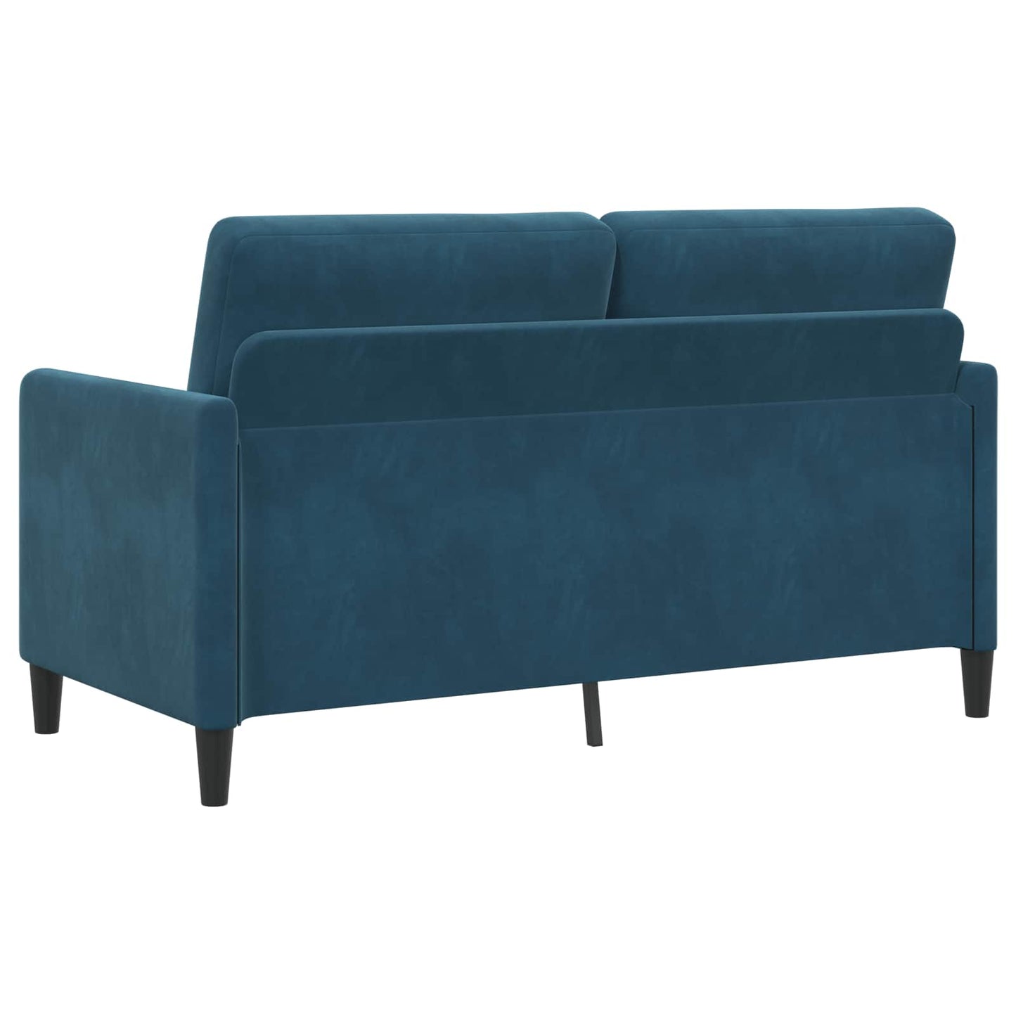 Bankenset met opbergruimte 2 st Blauw Polyester