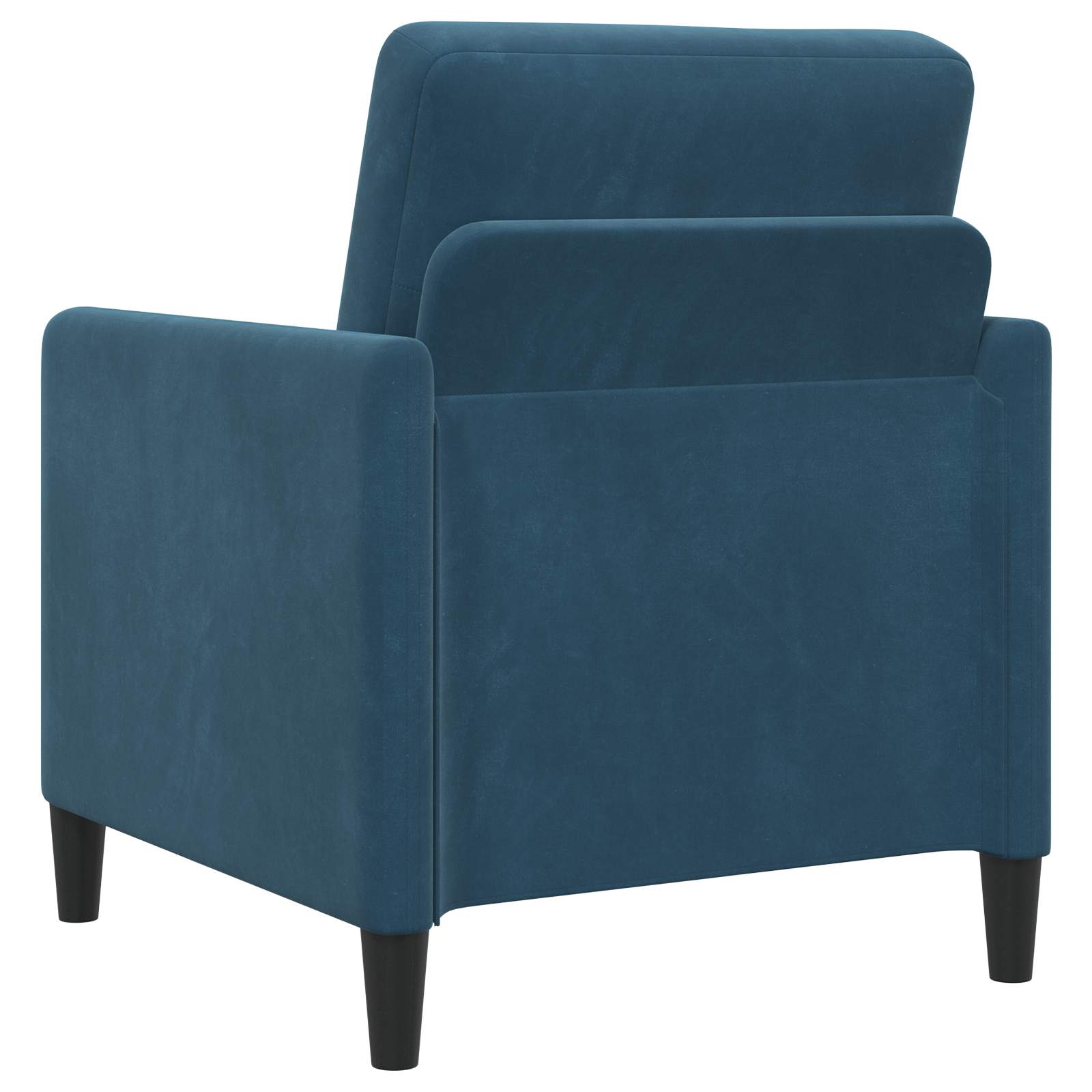 Bankenset met opbergruimte 2 st Blauw Polyester