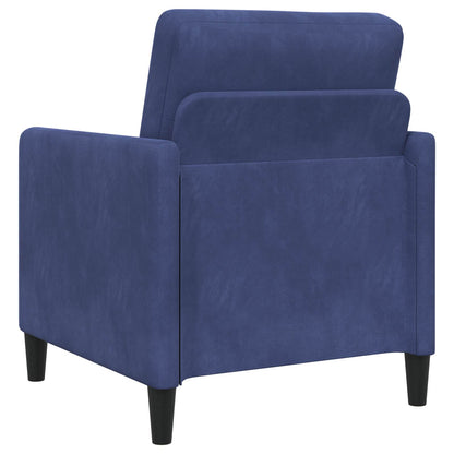 Bankenset met opbergruimte 2 st Politieblauw Polyester