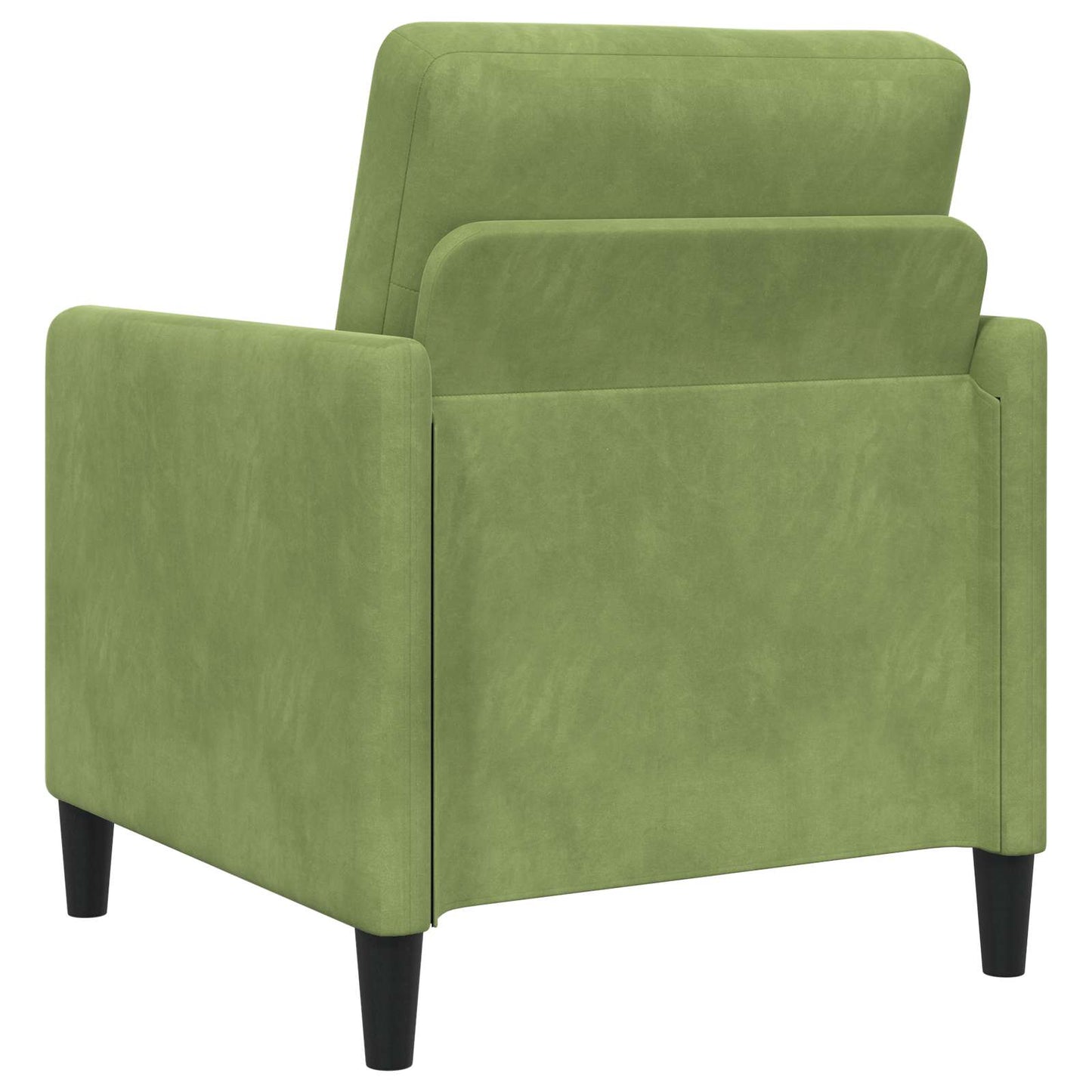 Bankenset met opbergruimte 2 st Lichtgroen Polyester