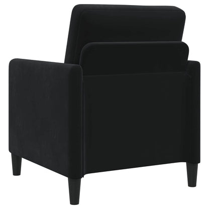 Bankenset met opbergruimte 2 st Zwart Polyester