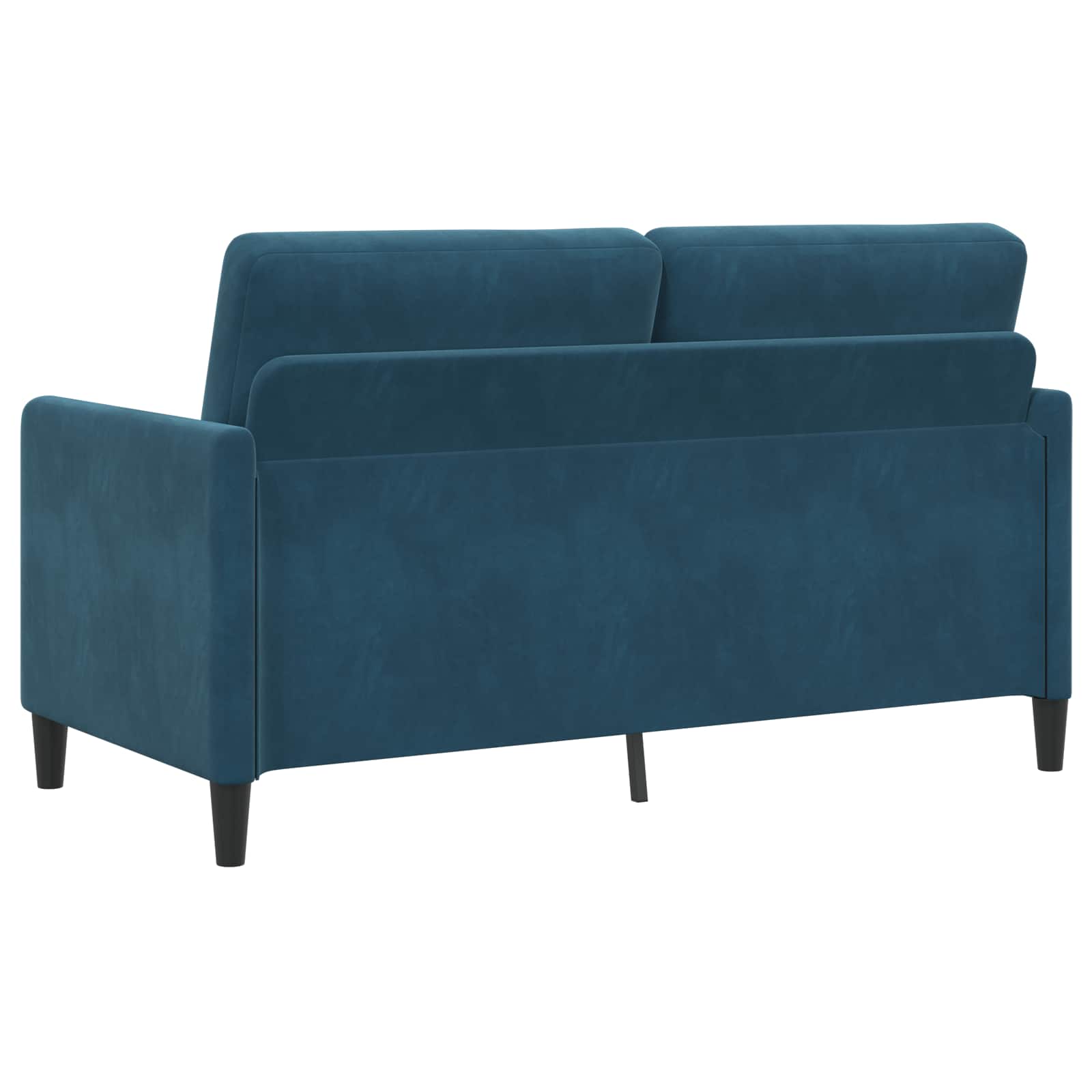 Bankenset met opbergruimte 2 st Blauw Polyester