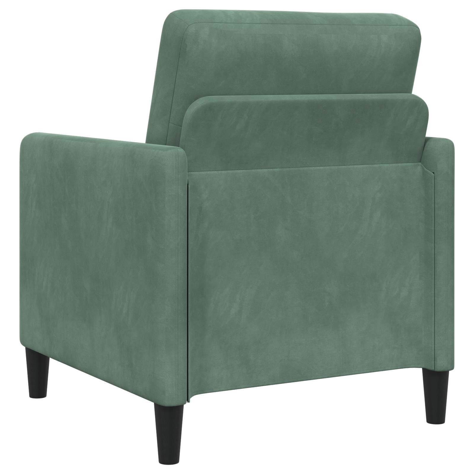 Bankenset met opbergruimte 2 st Zeegroen Polyester