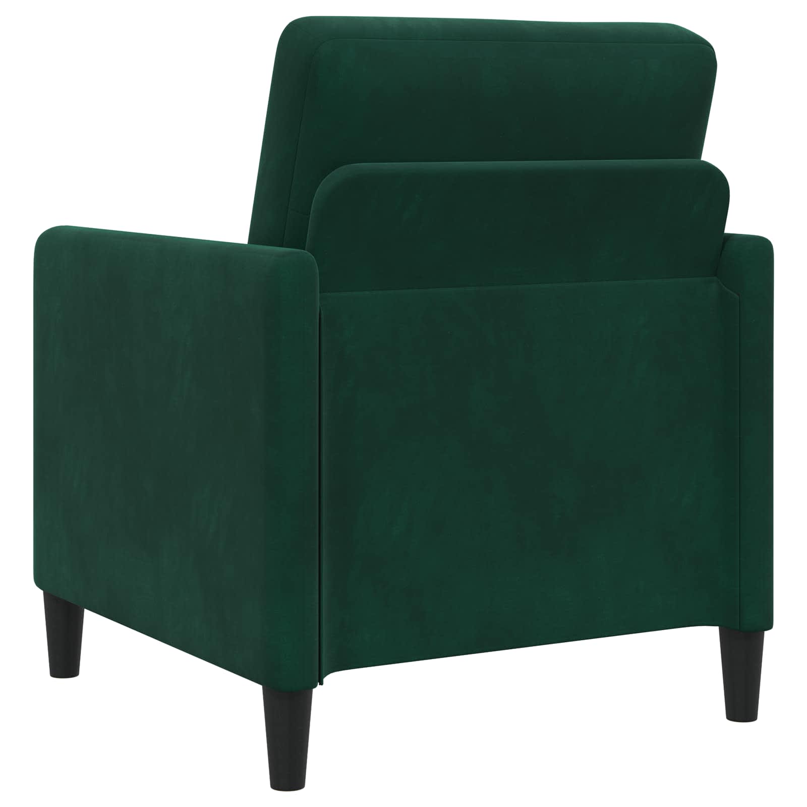 Bankenset met opbergruimte 2 st Donkergroen Polyester