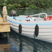 Bootfenders 2 st Ø 11 x 40 cm zwart PVC