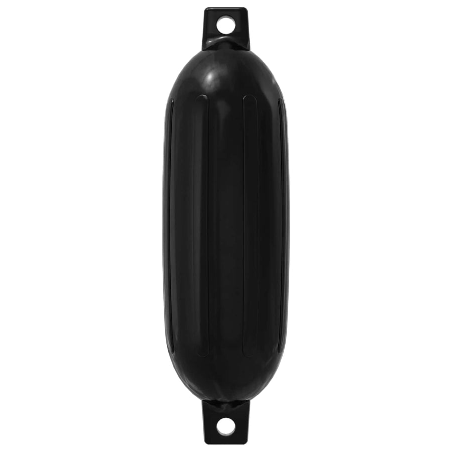 Boot fenders 2 st Ø 16 x 58 cm Zwart PVC