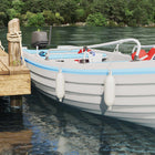 Boot fenders 2 st Ø 11 x 40 cm Wit PVC