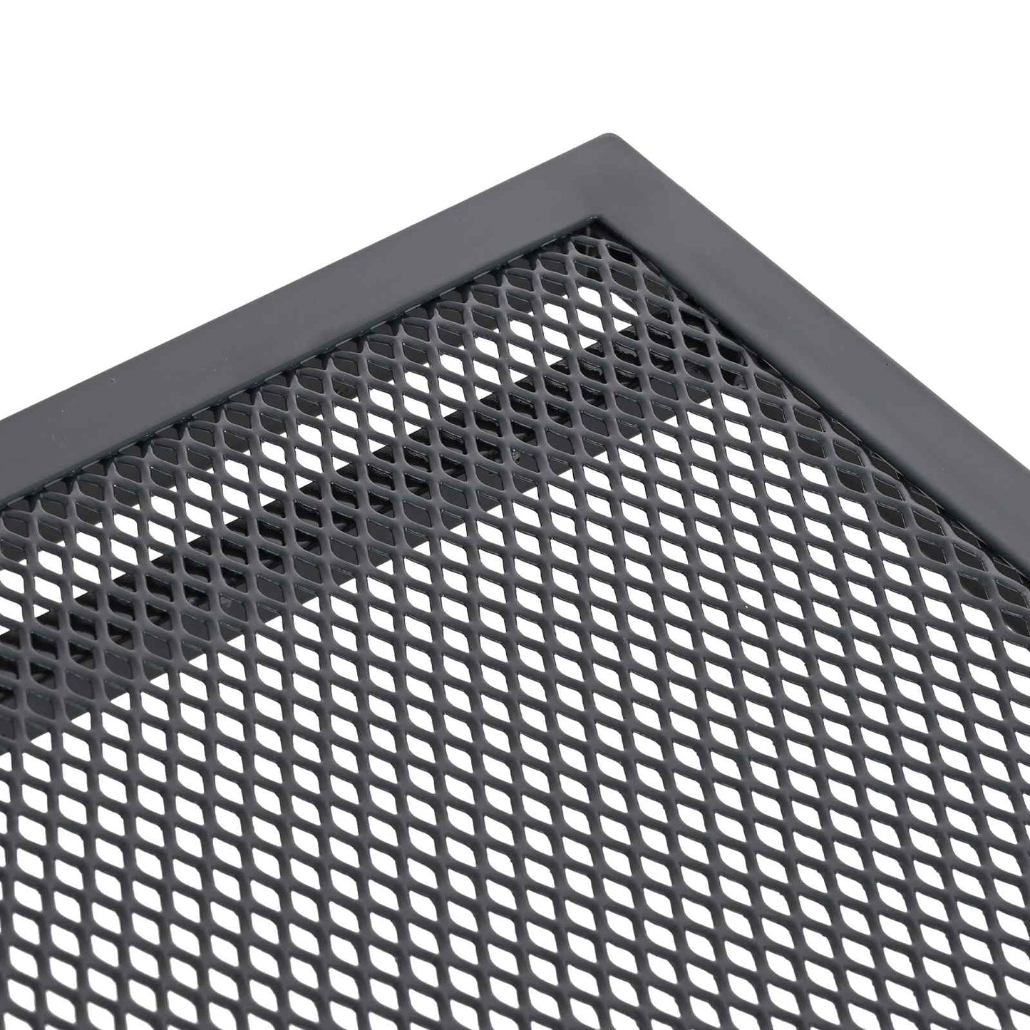 Uiterbreidbare Mesh Eettafel Antracietkleurig 212 x 90 x 76 cm