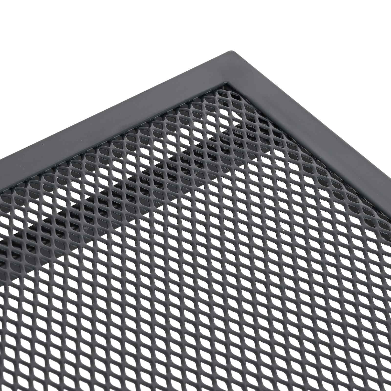 Uiterbreidbare Mesh Eettafel Antracietkleurig 212 x 90 x 76 cm