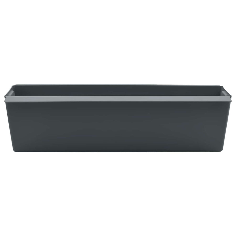 Bloembakken voor Euro-pallets 24 pcs Grijs 36 x 13,5 x 9,5 cm