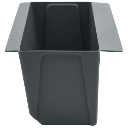 Bloembakken voor Euro-pallets 24 pcs Grijs 36 x 13,5 x 9,5 cm
