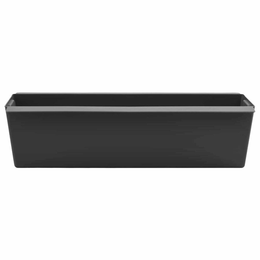 Bloembakken voor Euro-pallets 24 pcs Zwart 36 x 13,5 x 9,5 cm