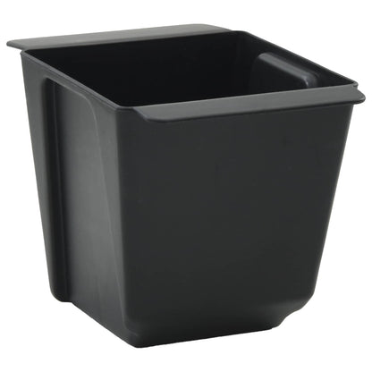 Bloembakken voor Euro-pallets 12 pcs Zwart 14 x 9 x 9,5 cm