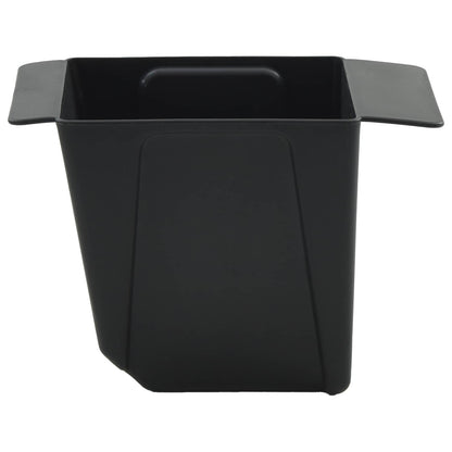 Bloembakken voor Euro-pallets 12 pcs Zwart 14 x 9 x 9,5 cm