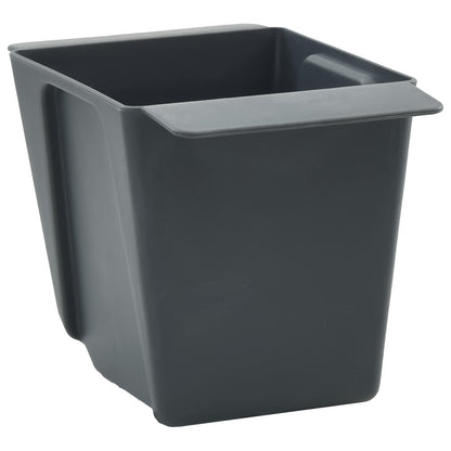 Bloembakken voor Euro-pallets 24 pcs Grijs 13,5 x 9 x 9,5 cm