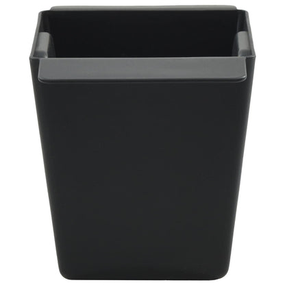 Bloembakken voor Euro-pallets 24 pcs Zwart 13,5 x 9 x 9,5 cm
