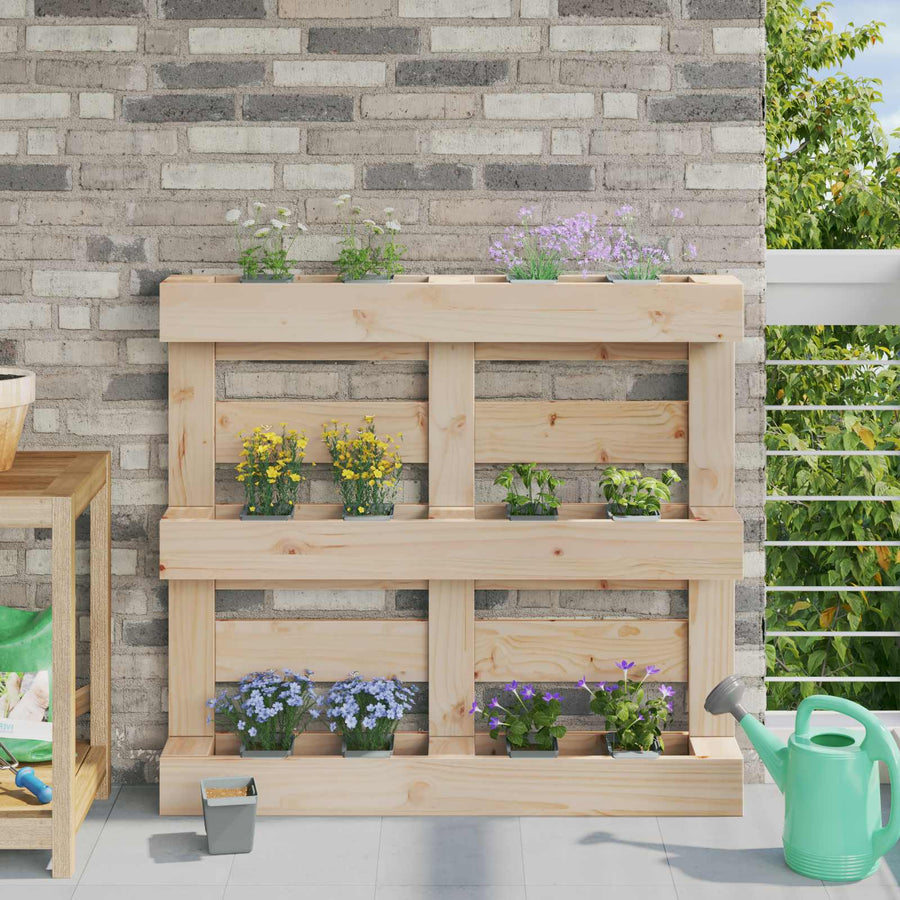 Bloembakken voor Euro-pallets 24 pcs Lichtgrijs