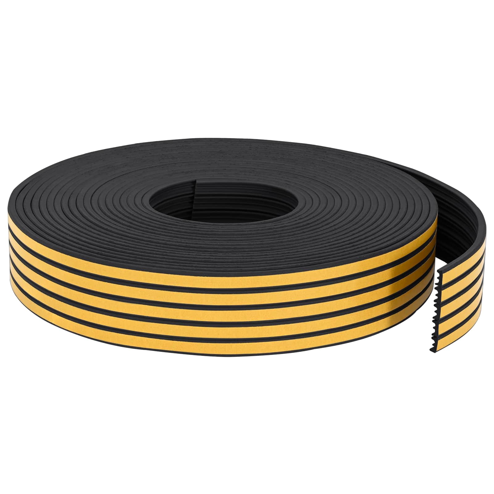 Zelfklevende raamafdichting Zwart 9 x 4 mm 25 m EPDM-schuim