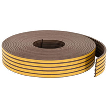 Zelfklevende raamafdichting Bruin 9 x 4 mm 12 m EPDM-schuim