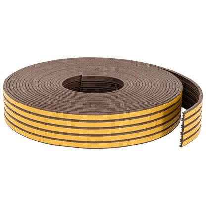 Zelfklevende raamafdichting Bruin 15 x 8 mm 100 m EPDM-schuim