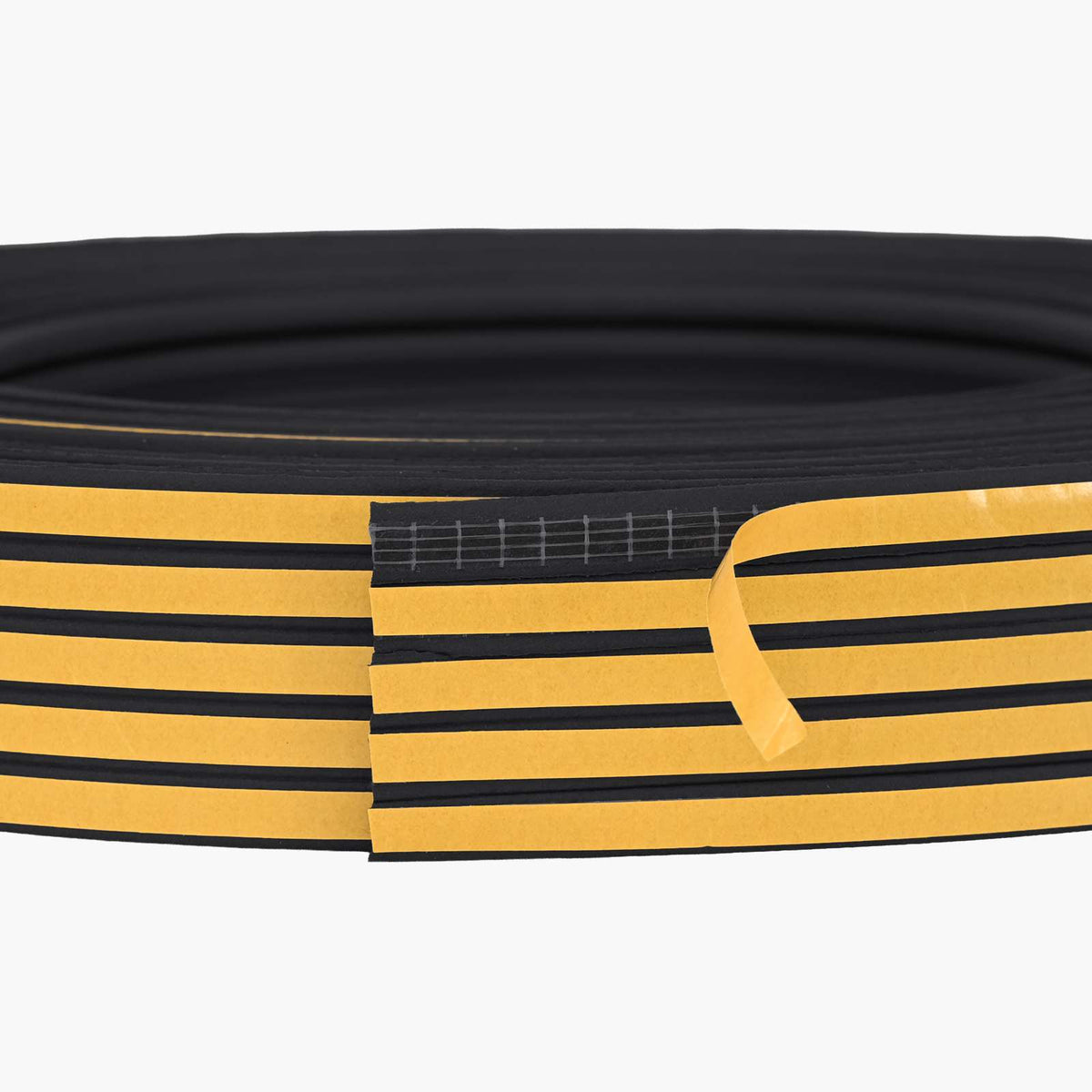 Zelfklevende raamafdichting Zwart 8 x 3 mm 12 m EPDM-schuim