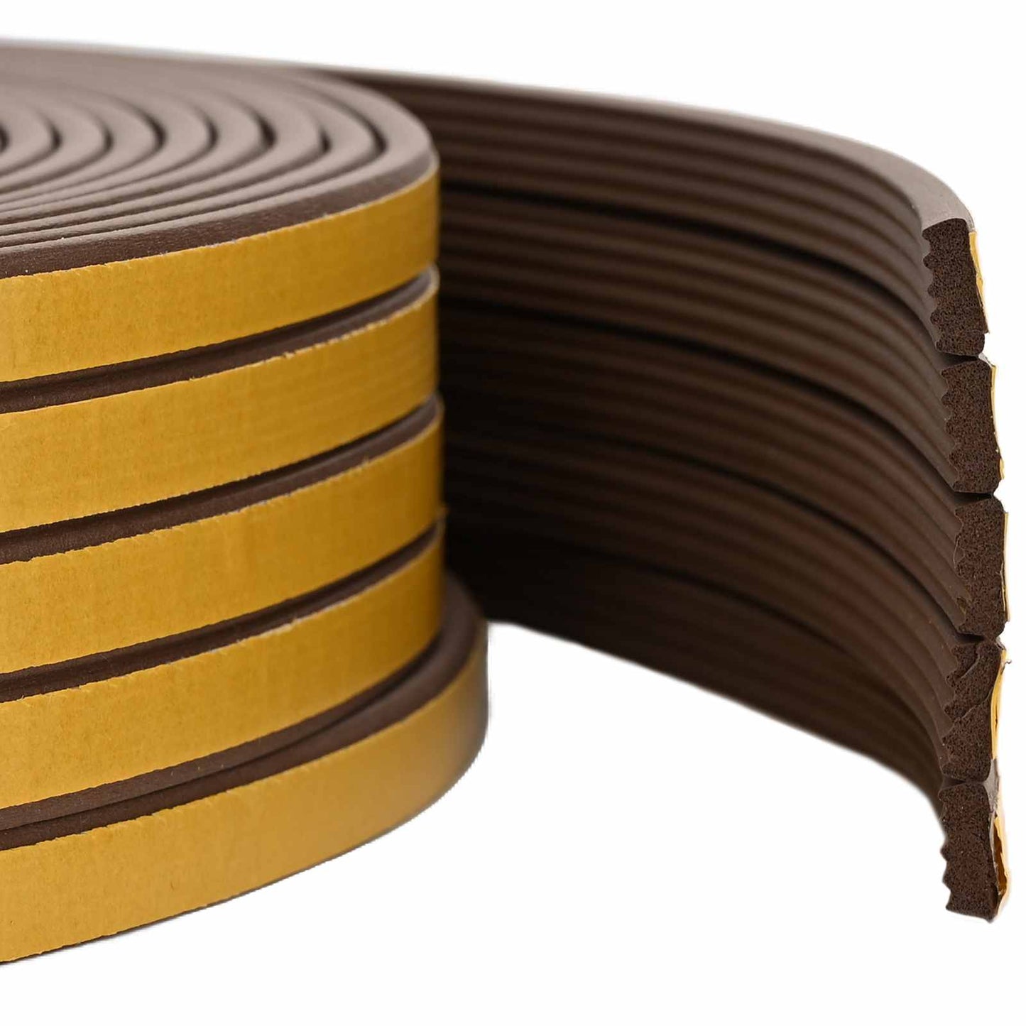 Zelfklevende raamafdichting Bruin 10 x 4 mm 12 m EPDM-schuim