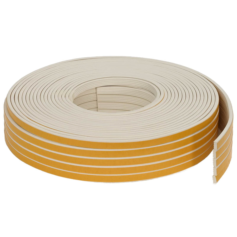 Zelfklevende raamafdichting Wit 15 x 8 mm 50 m EPDM-schuim