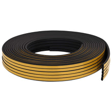 Zelfklevende raamafdichting Zwart 10 x 6 mm 25 m EPDM-schuim