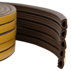 Zelfklevende raamafdichting Bruin 10 x 6 mm 25 m EPDM-schuim