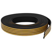 Zelfklevende raamafdichting Zwart 9 x 6 mm 50 m EPDM-schuim